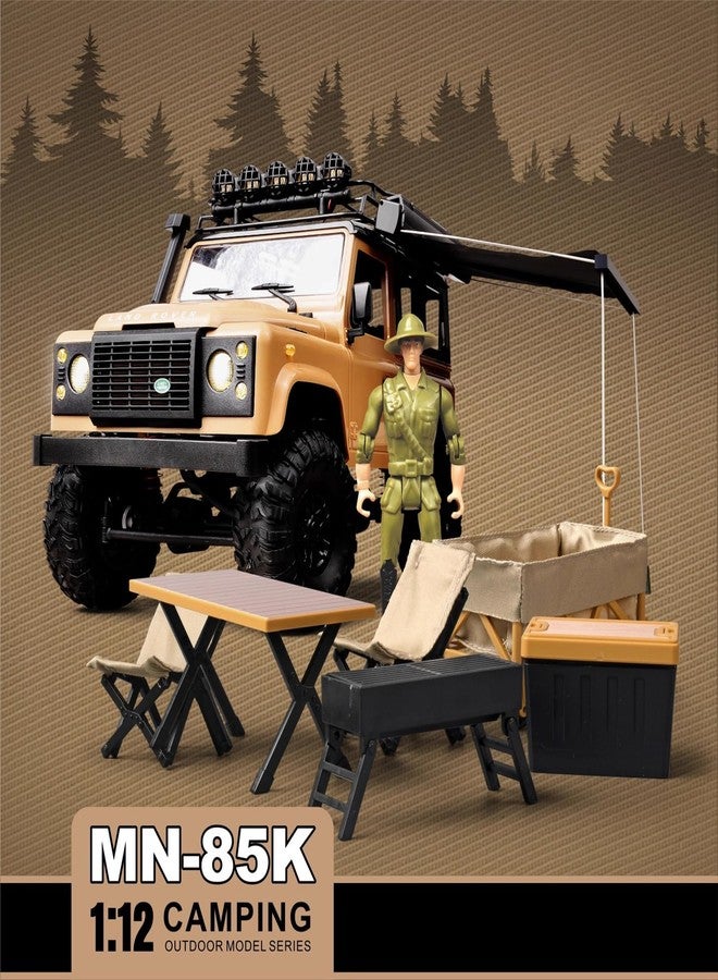 SVERTIBO 1:12 Outdoor Camping Set for RC Car DIY Modification Scene Decoration, 13Pcs Mini Figures for RC Vehicles Crawler Trucks Accessories - Image 5